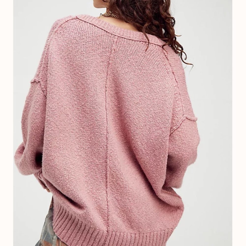 Free People Brookside Slouchy Tunic Sweater - Picture 8 of 9